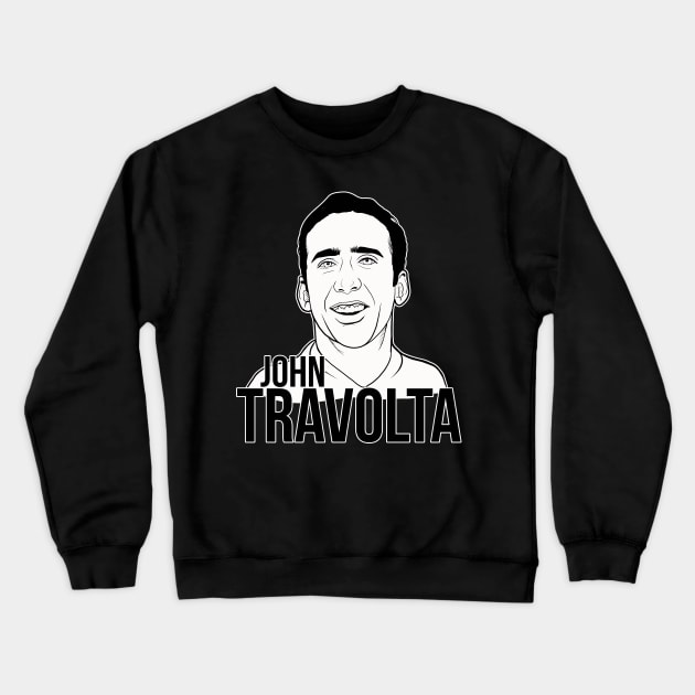 John Travolta Crewneck Sweatshirt by FreddyK